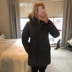 NorthFace Arctic Charcoal Coat-like new